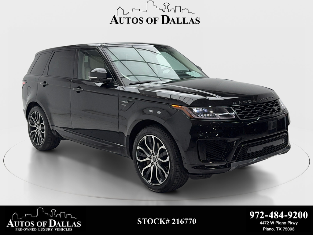 Black 2022 Land Rover Range Rover Sport Pickup Truck All-Wheel Drive 8-Speed Automatic