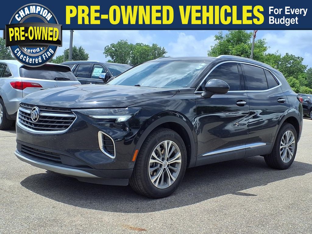 Black (Ebony Twilight Metallic) 2022 Buick Envision SUV / Crossover Front-Wheel Drive 9-Speed Automatic