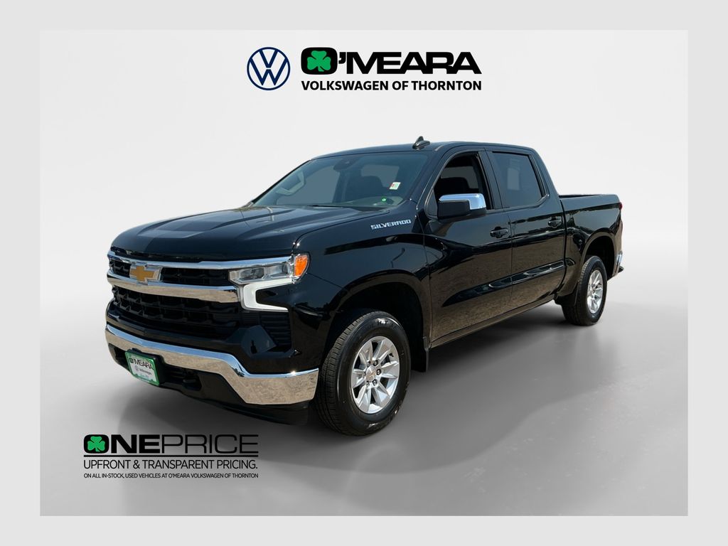 Black 2025 Chevrolet Silverado 1500 Pickup Truck Four-Wheel Drive Automatic