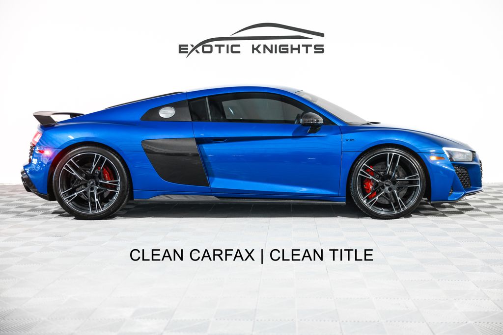 Blue 2020 Audi R8 quattro V10 Performance Coupe AWD Coupe All-Wheel Drive 7-Speed Automatic