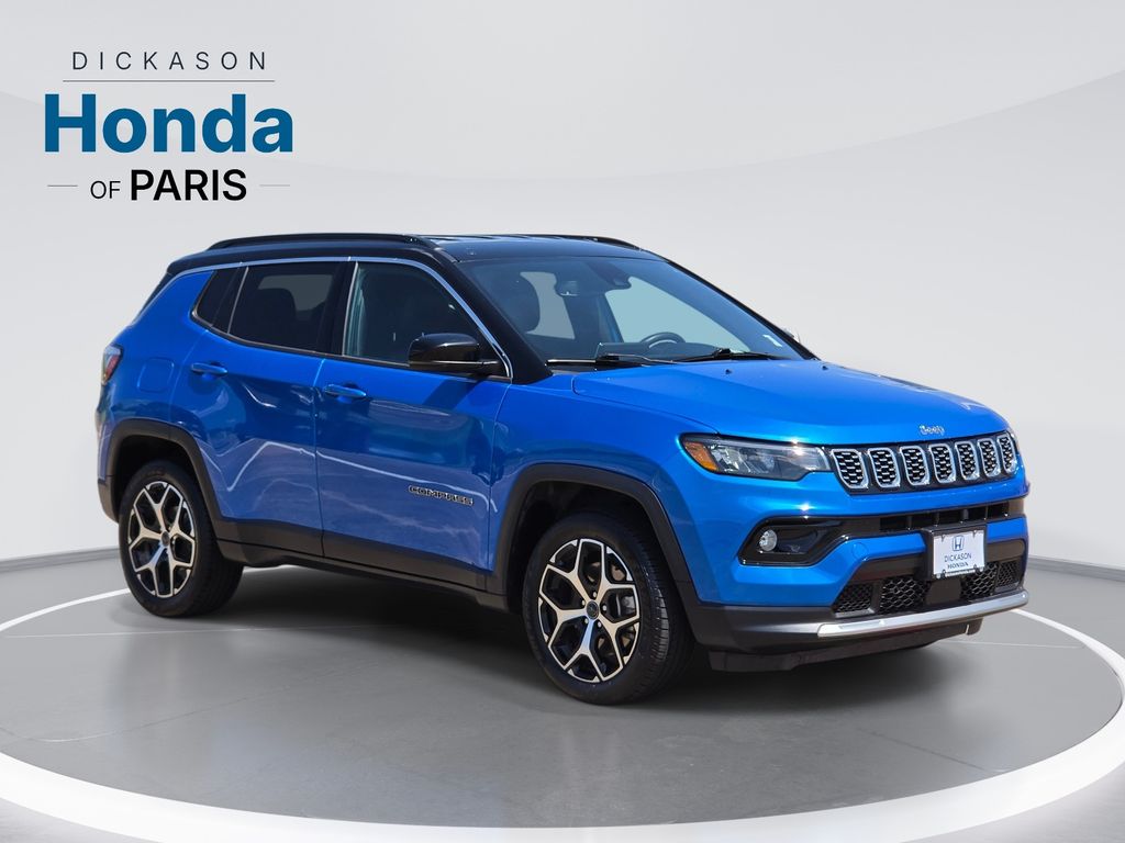 Blue Pearl 2025 Jeep Compass SUV / Crossover Four-Wheel Drive 8-Speed Automatic