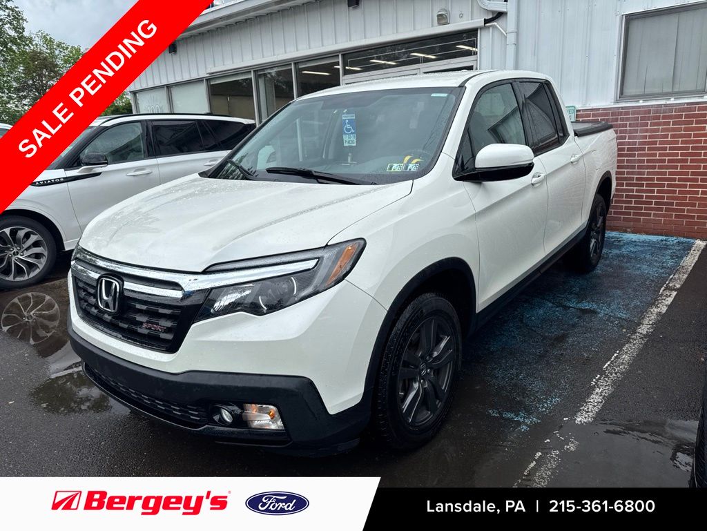 White Diamond Pearl 2019 Honda Ridgeline Sport AWD Pickup Truck All-Wheel Drive 6-Speed Automatic