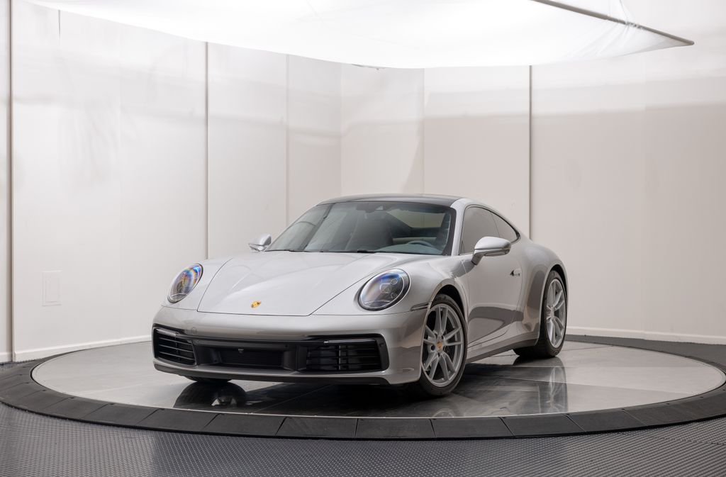 GT Silver Metallic 2024 Porsche 911 Coupe Rear-Wheel Drive 8-Speed Automatic