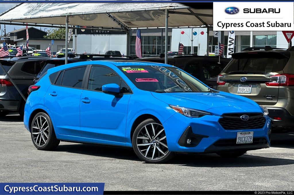 Oasis Blue Pearl 2025 Subaru Impreza Wagon All-Wheel Drive Continuously Variable Transmission