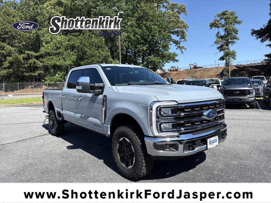Glacier Gray Metallic Tri-Coat 2026 Ford F-350 Super Duty Pickup Truck Four-Wheel Drive Automatic