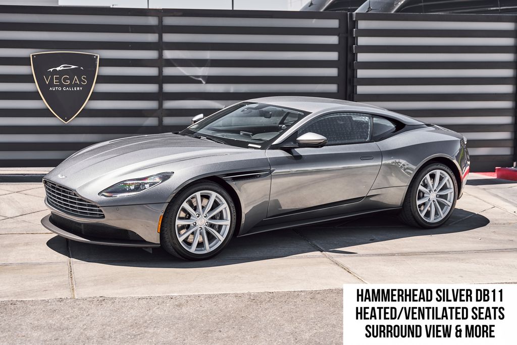 Hammerhead Silver 2019 Aston Martin DB11 Coupe Rear-Wheel Drive 8-Speed Automatic