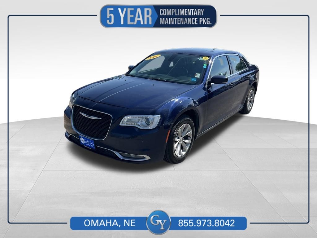 Jazz Blue Pearlcoat 2016 Chrysler 300 Sedan Rear-Wheel Drive 8-Speed Automatic