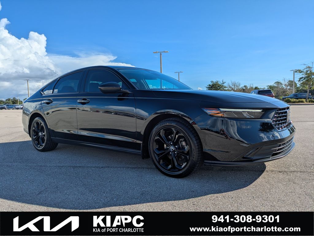 Canyon River Blue Met 2025 Honda Accord Sedan Front-Wheel Drive Continuously Variable Transmission