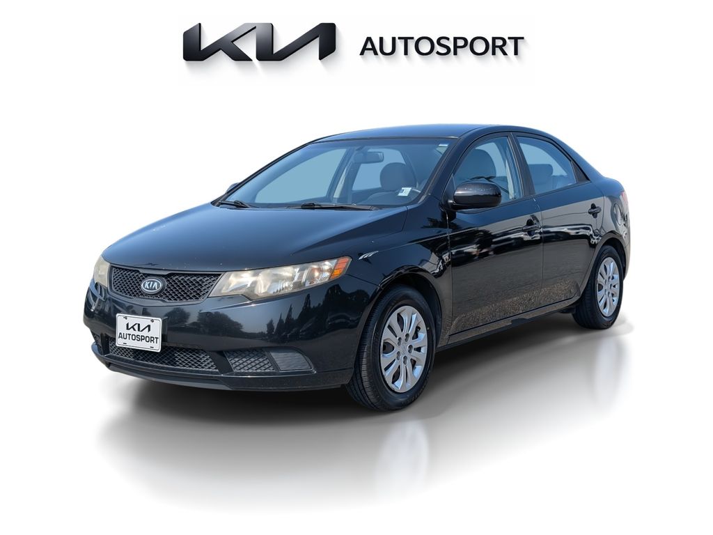 Ebony Black 2010 Kia Forte Sedan Front-Wheel Drive 5-Speed Manual