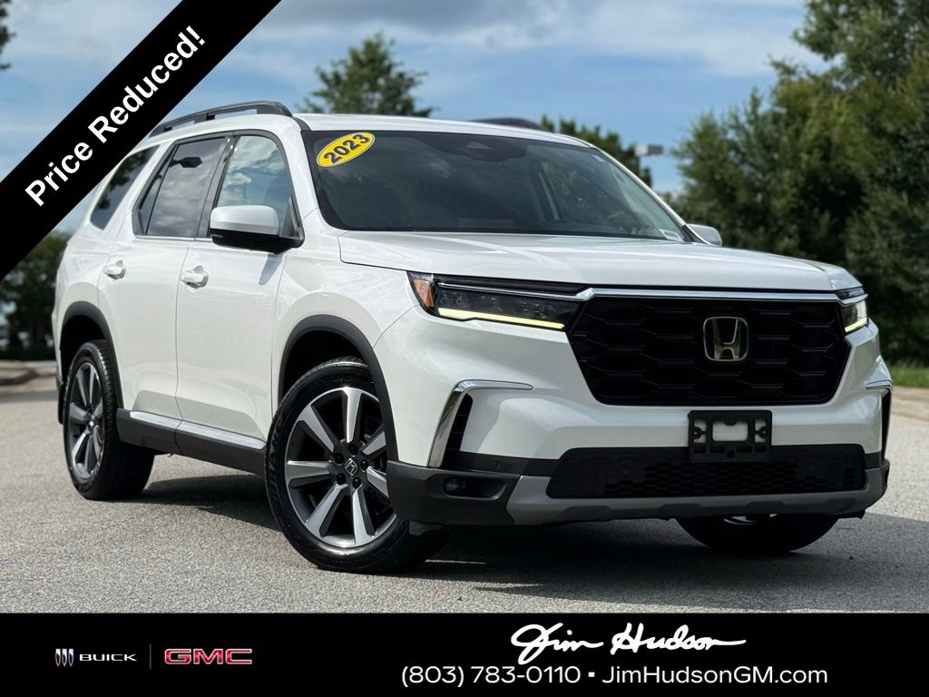 Platinum White Pearl 2023 Honda Pilot SUV / Crossover All-Wheel Drive Automatic
