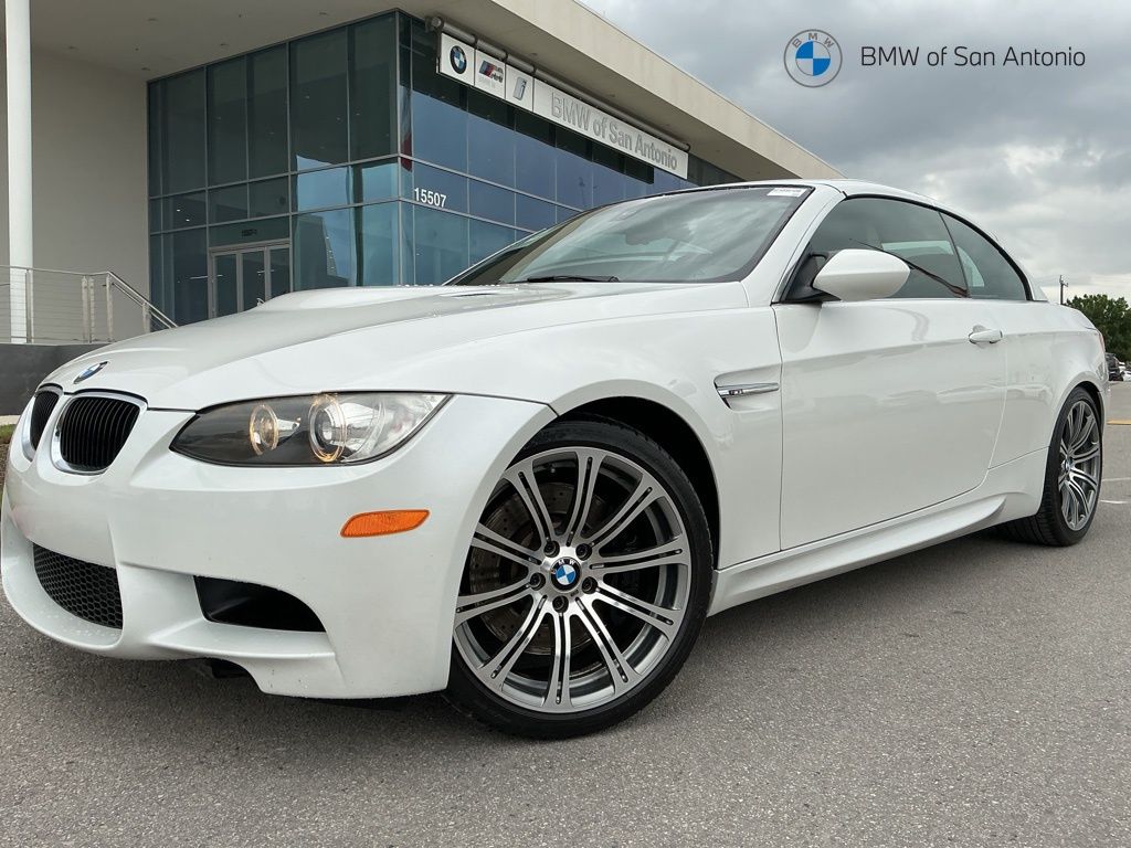White Metallic 2011 BMW M3 Convertible RWD Convertible Rear-Wheel Drive 7-Speed Automatic