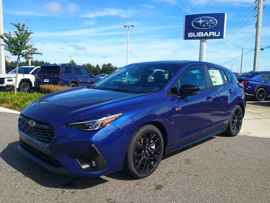 Blue 2026 Subaru Impreza Wagon All-Wheel Drive Continuously Variable Transmission
