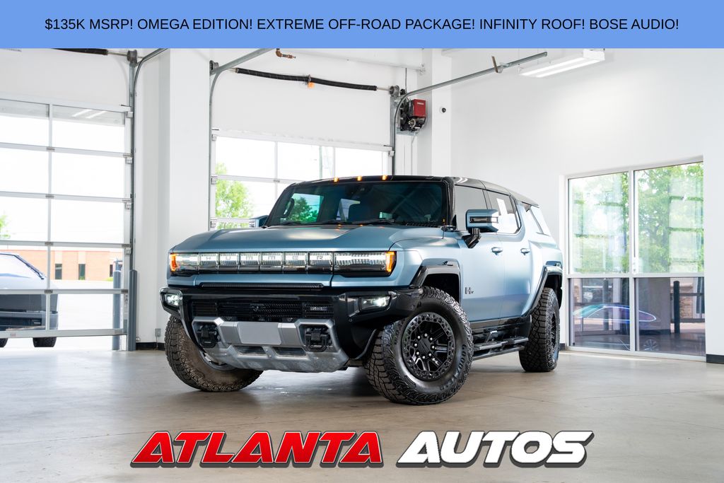 Neptune Blue Matte 2024 GMC Hummer EV SUV 3X AWD SUV / Crossover All-Wheel Drive 1-Speed Automatic