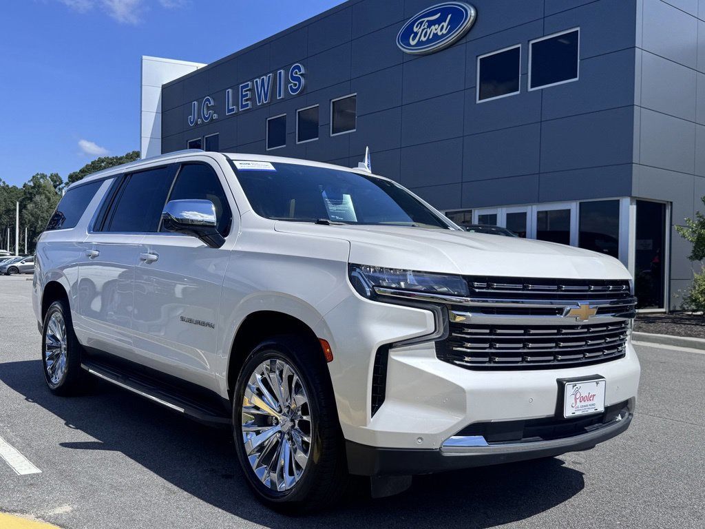 White (Iridescent Pearl Tricoat) 2021 Chevrolet Suburban SUV / Crossover 4X2