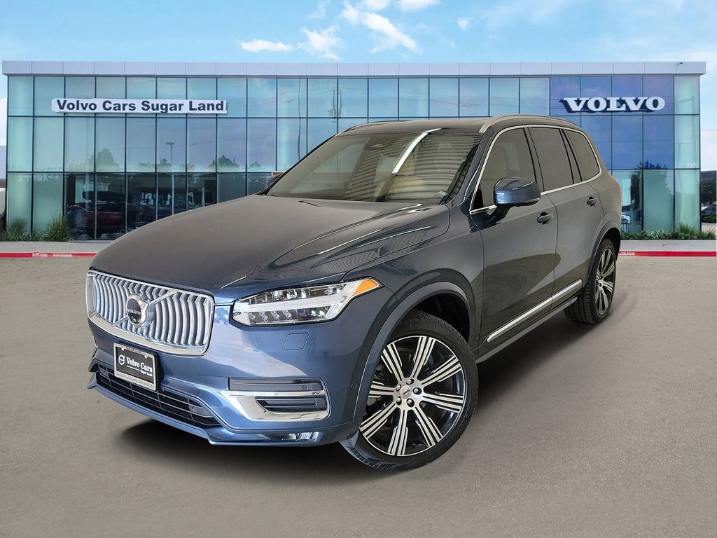 Denim Blue Metallic 2023 Volvo XC90 B6 Ultimate Bright Theme 7-Passenger AWD SUV / Crossover All-Wheel Drive Automatic