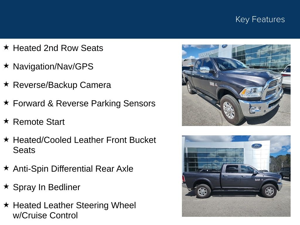 2018 Ram 2500 Laramie Crew Cab 4x4 6'4" Box