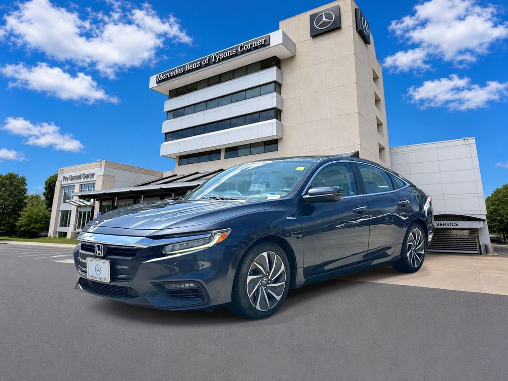 Cosmic Blue Metallic 2019 Honda Insight Sedan Front-Wheel Drive Continuously Variable Transmission