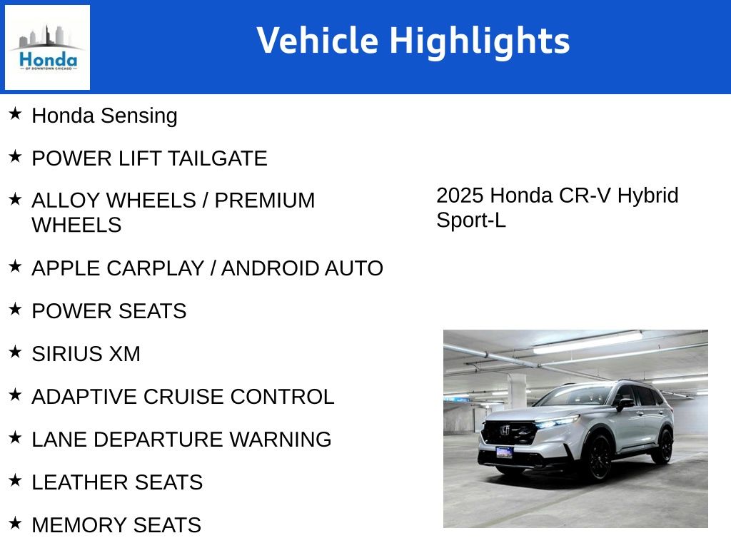 2025 Honda CR-V Hybrid Sport-L 7