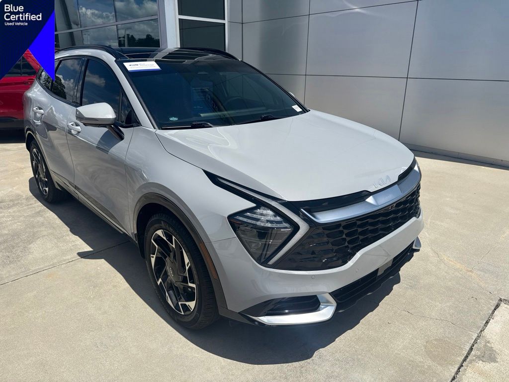Wolf Gray 2024 Kia Sportage SX Prestige FWD SUV / Crossover Front-Wheel Drive 8-Speed Automatic