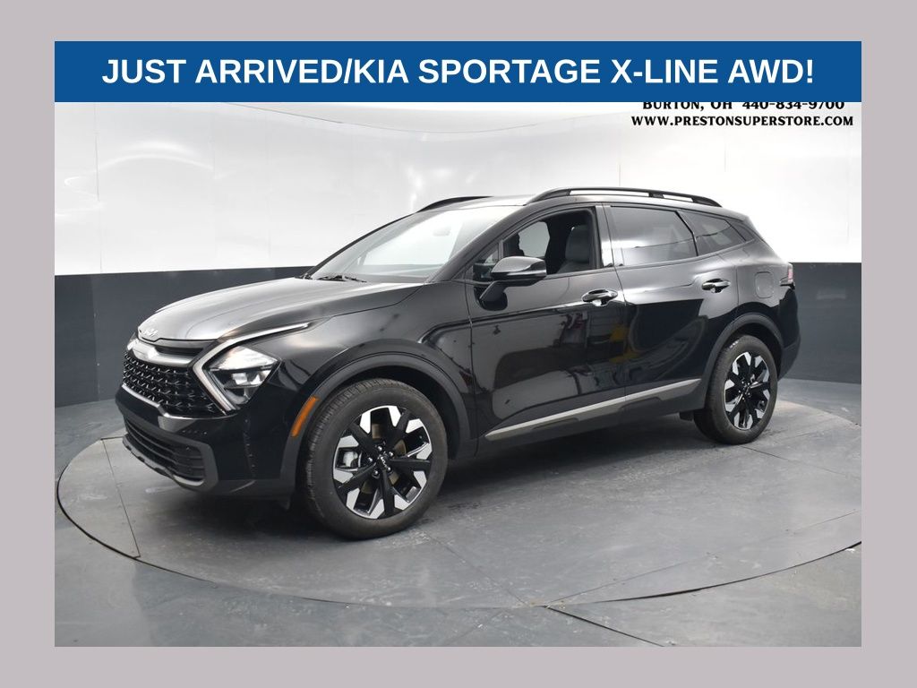 Ebony Black 2023 Kia Sportage X-Line AWD SUV / Crossover All-Wheel Drive 8-Speed Automatic