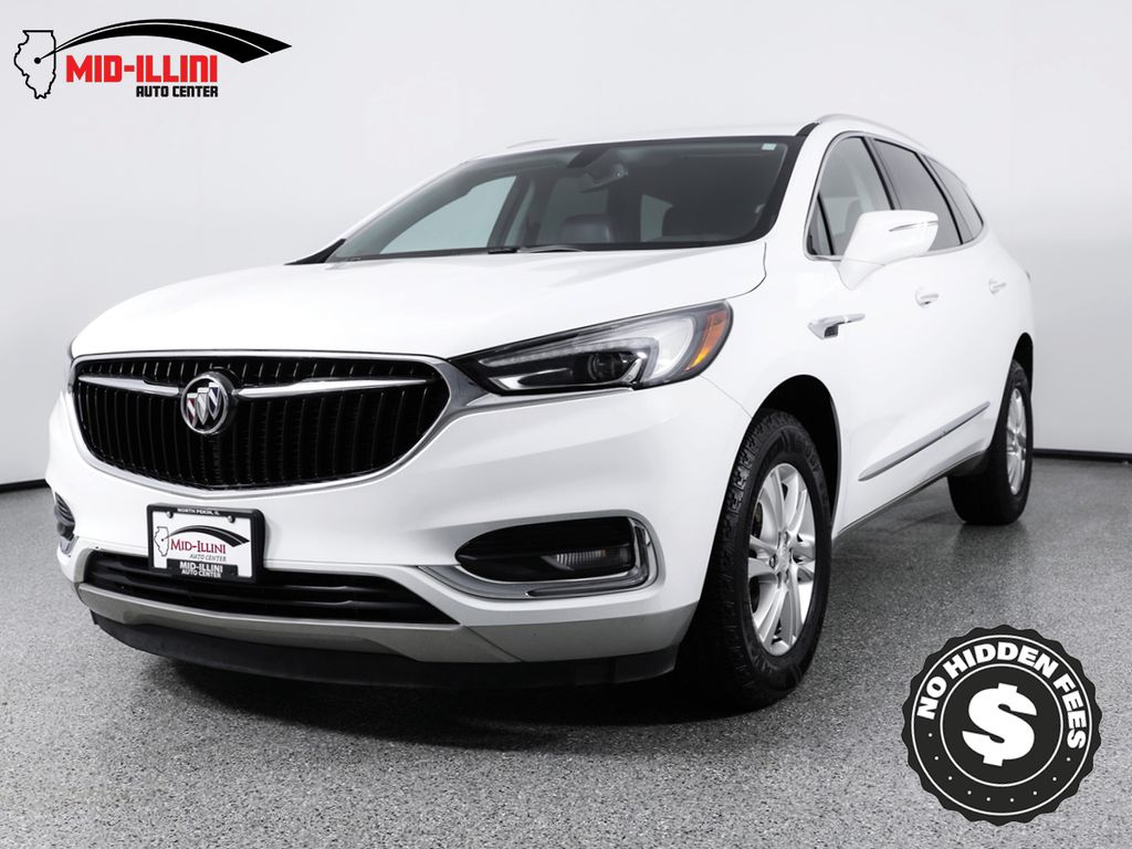 Summit White 2021 Buick Enclave Essence FWD SUV / Crossover Front-Wheel Drive 9-Speed Automatic
