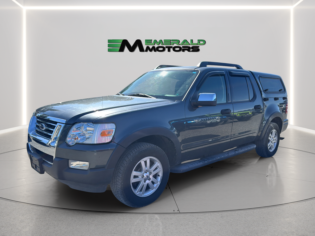 Gray 2010 Ford Explorer Sport Trac XLT 4WD Pickup Truck Four-Wheel Drive 5-Speed Automatic Overdrive