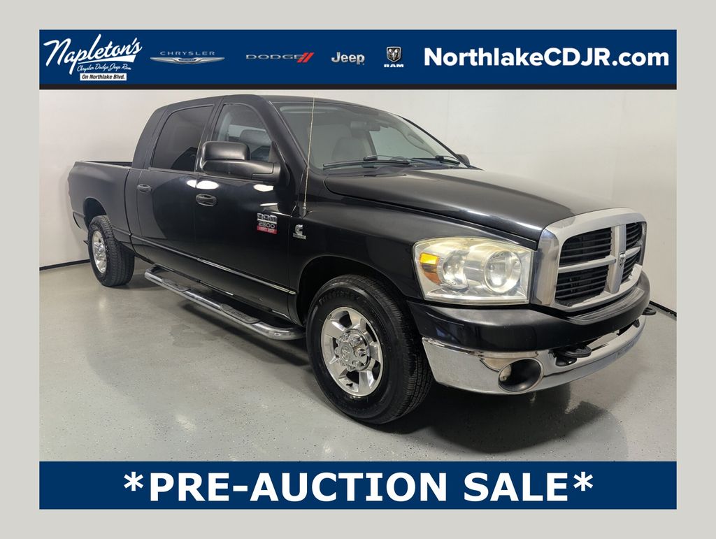 Brilliant Black Crystal Pearl 2007 Dodge RAM 2500 SLT Mega Cab RWD Pickup Truck 4X2 4-Speed Automatic