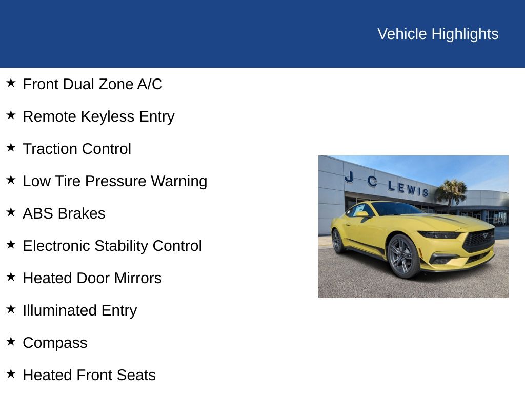2025 Ford Mustang EcoBoost Premium Fastback