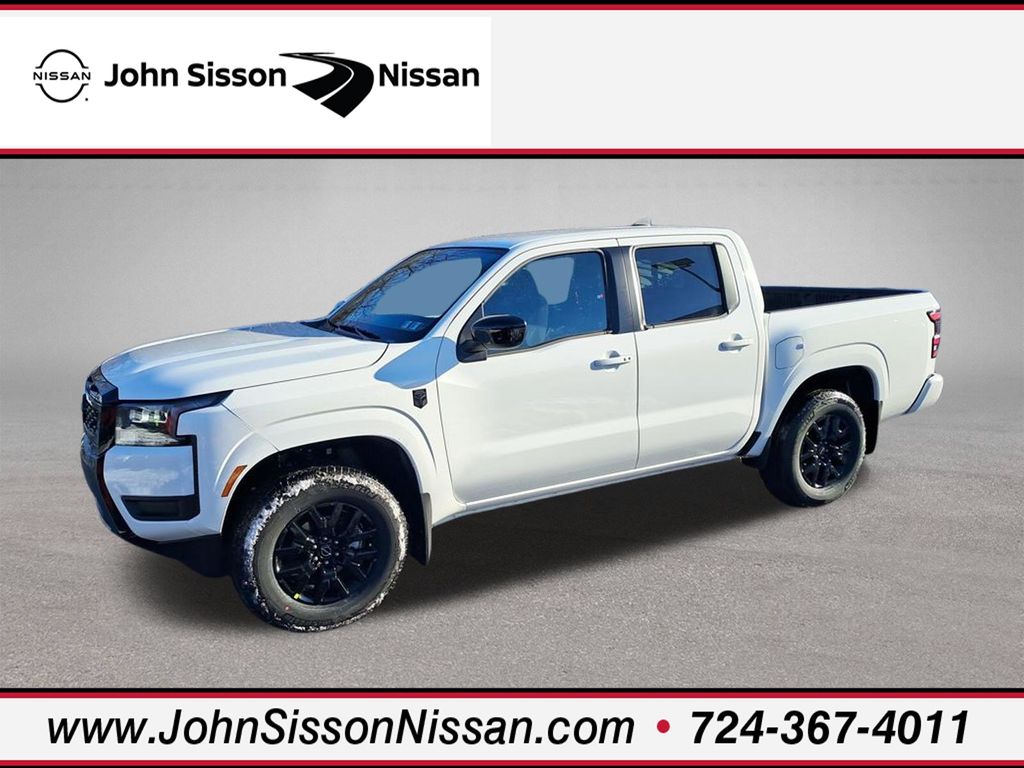 2026 Nissan Frontier SV White at John Sisson Motors