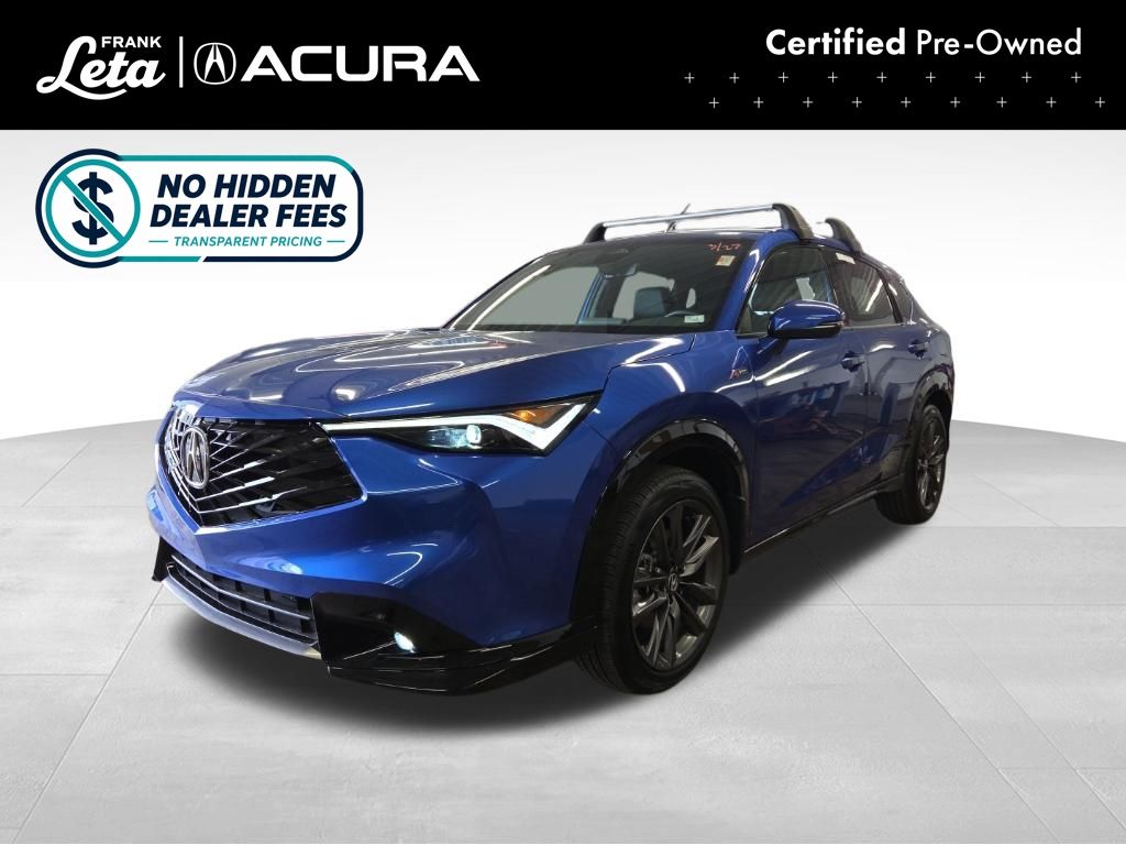 Adriatic Blue Sea Metallic 2025 Acura ADX FWD with A-SPEC Package SUV / Crossover Front-Wheel Drive Continuously Variable Transmission