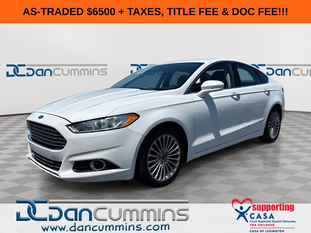 Oxford White 2016 Ford Fusion Sedan Front-Wheel Drive 6-Speed Automatic