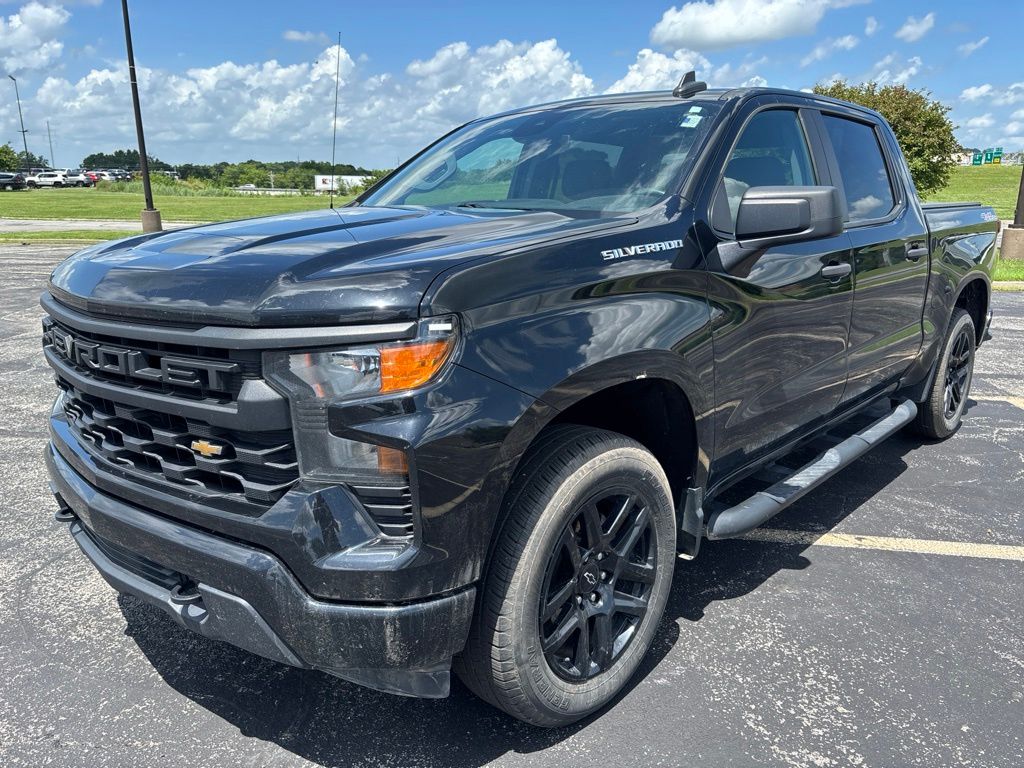 Black 2023 Chevrolet Silverado 1500 Pickup Truck Four-Wheel Drive 8-Speed Automatic