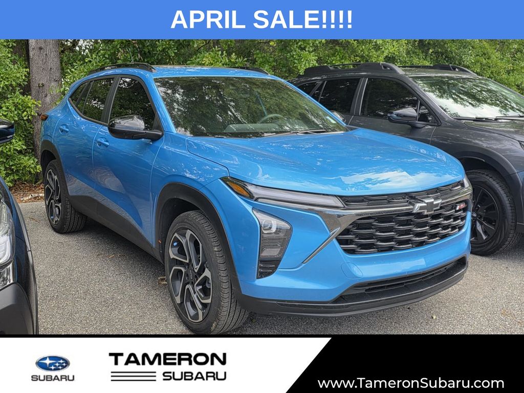 Marina Blue Metallic 2025 Chevrolet Trax RS with 2RS FWD SUV / Crossover Front-Wheel Drive 6-Speed Automatic