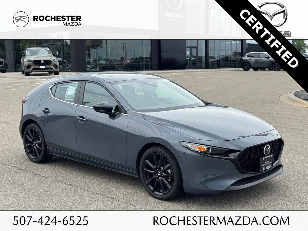 Polymetal Gray Metallic 2023 Mazda MAZDA3 2.5 S Carbon Edition Hatchback FWD Hatchback Front-Wheel Drive 6-Speed Automatic