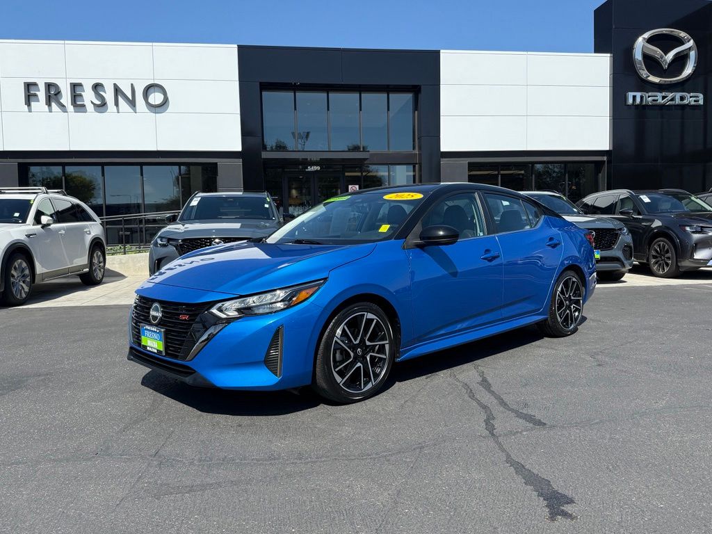 Electric Blue Metallic 2025 Nissan Sentra Sedan Front-Wheel Drive Continuously Variable Transmission
