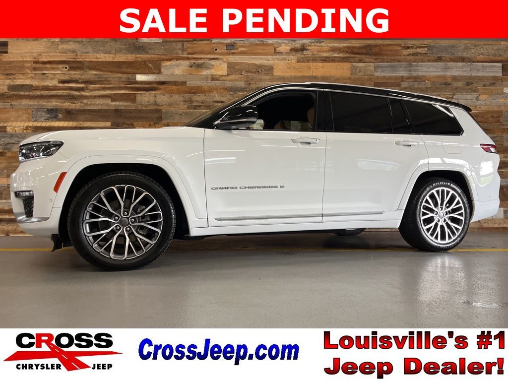 Bright White Clearcoat 2022 Jeep Grand Cherokee L Summit 4WD SUV / Crossover Four-Wheel Drive 8-Speed Automatic