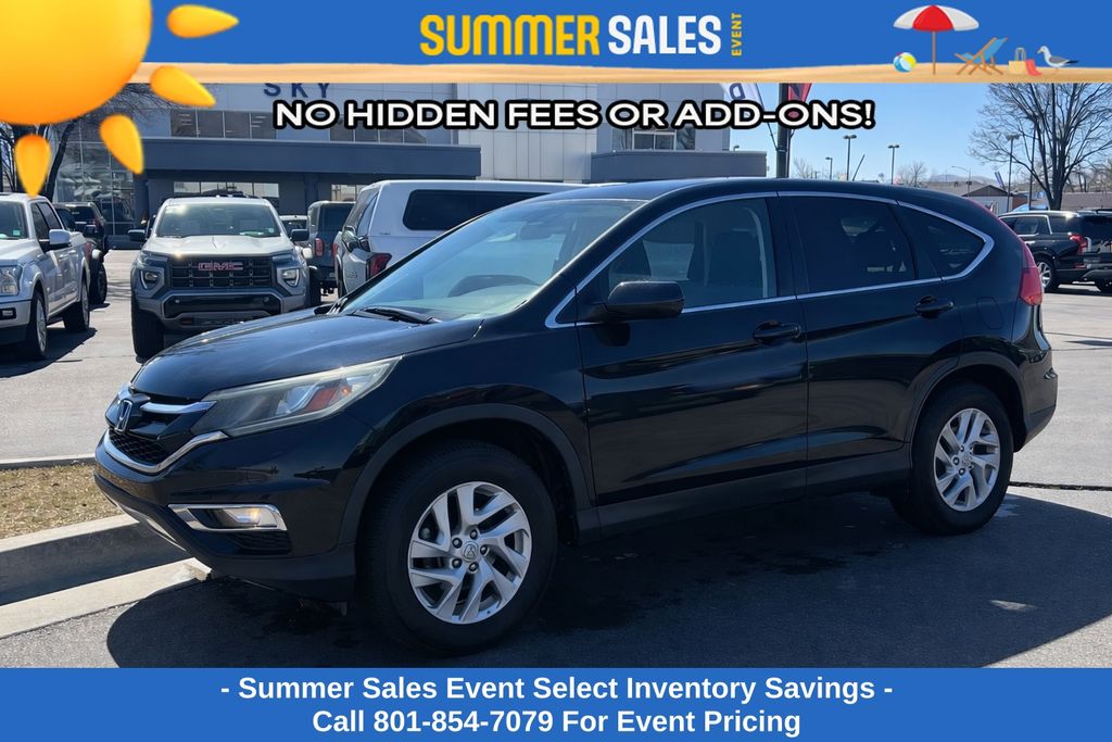 Black 2015 Honda CR-V EX AWD SUV / Crossover All-Wheel Drive Continuously Variable Transmission