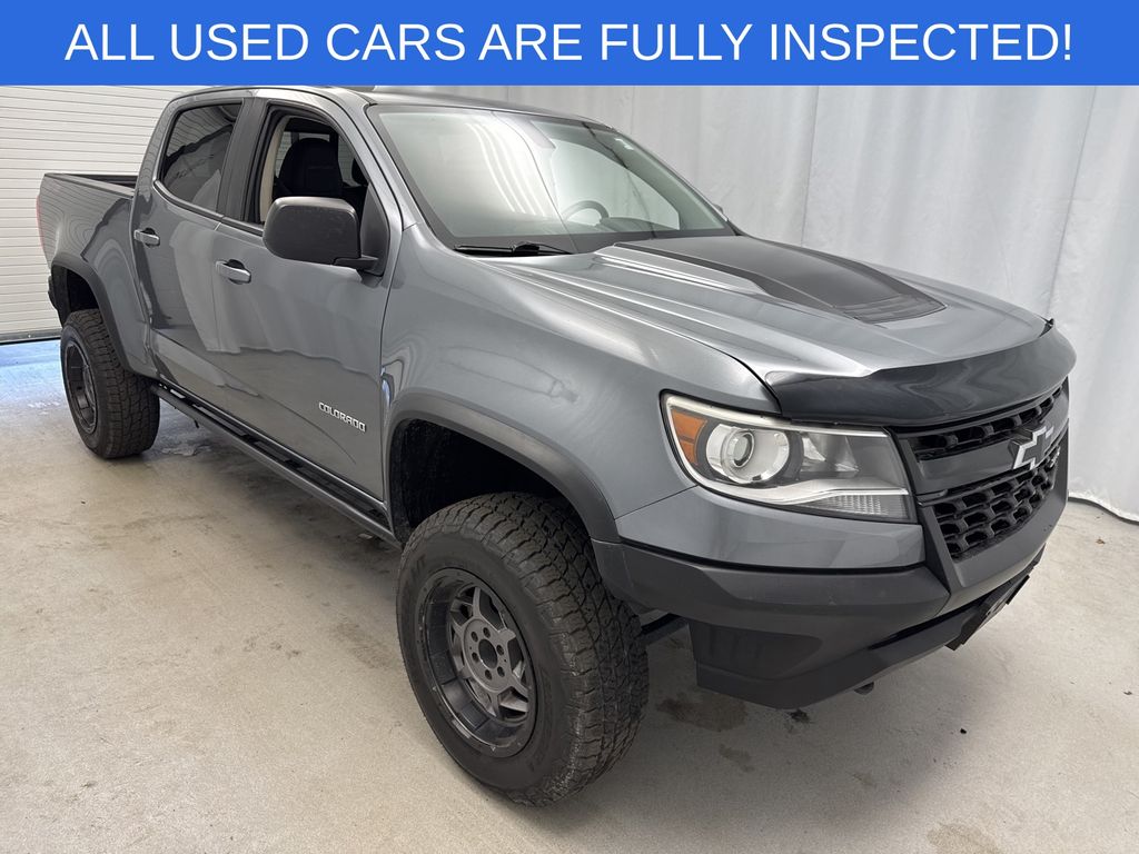 Gray (Satin Steel Metallic) 2020 Chevrolet Colorado Pickup Truck Four-Wheel Drive 8-Speed Automatic