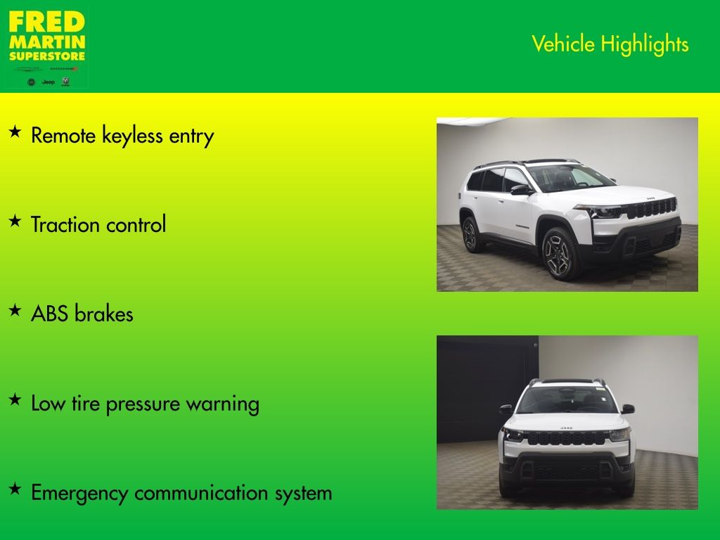 new 2026 Jeep Cherokee car, priced at $37,724