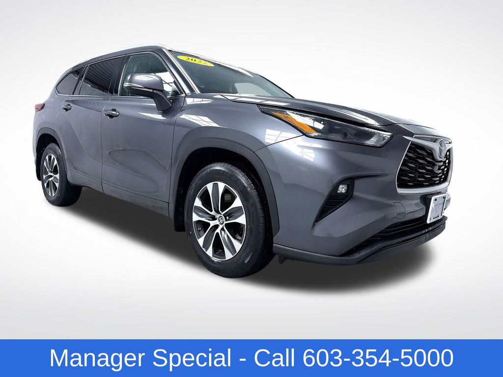 Magnetic Gray Metallic 2022 Toyota Highlander SUV / Crossover All-Wheel Drive 8-Speed Automatic