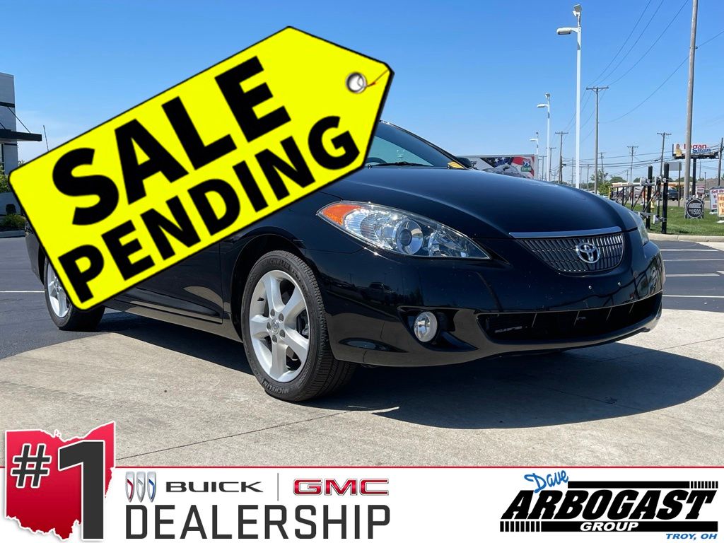 Black 2005 Toyota Camry Solara SLE V6 Coupe Front-Wheel Drive 5-Speed Automatic Overdrive