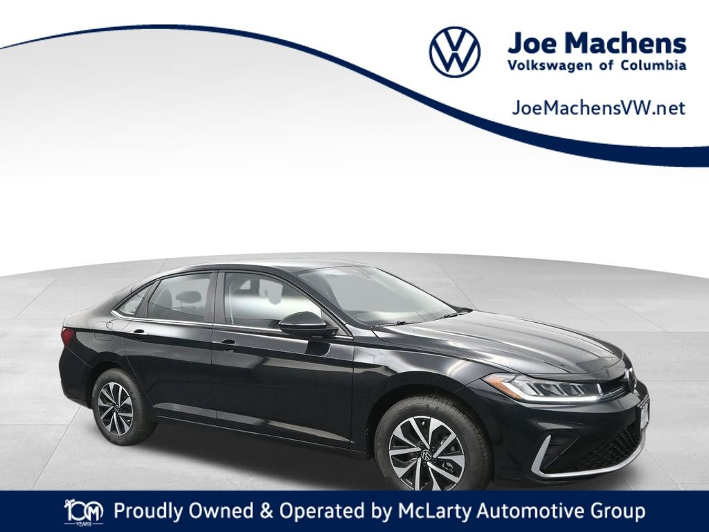 Deep Black Pearl 2026 Volkswagen Jetta Sedan Front-Wheel Drive 8-Speed Automatic