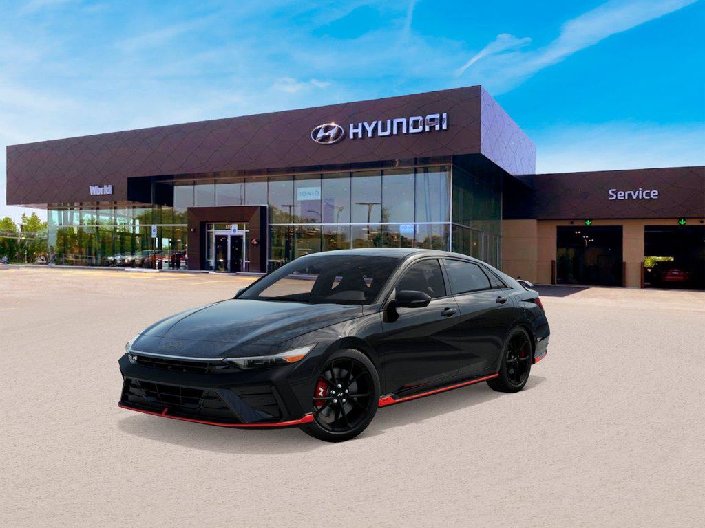 Abyss Black 2026 Hyundai Elantra N Sedan Front-Wheel Drive 8-Speed Automatic
