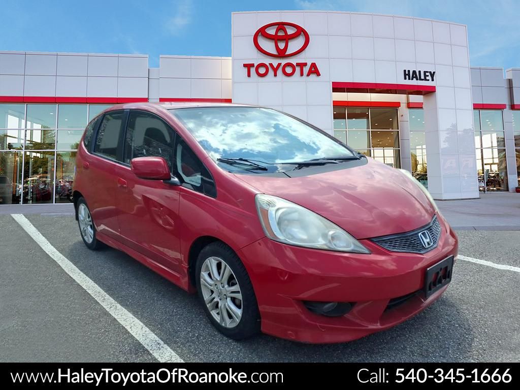 Red 2010 Honda Fit Sport Hatchback Front-Wheel Drive 5-Speed Automatic