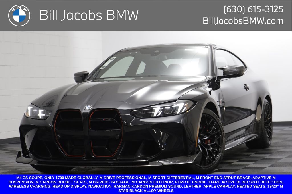 Black Sapphire Metallic 2025 BMW M4 Coupe All-Wheel Drive Automatic