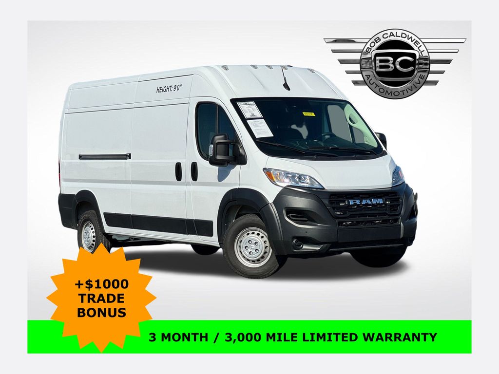 Bright White Clearcoat 2024 RAM ProMaster Van 9-Speed Automatic