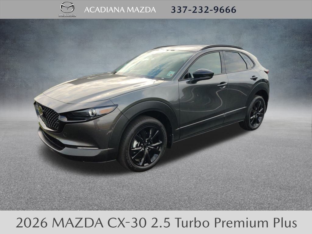 Machine Gray Metallic 2026 Mazda CX-30 2.5 Turbo Premium Plus AWD SUV / Crossover All-Wheel Drive 6-Speed Automatic