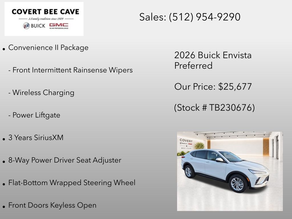 New 2026 White Buick Preferred image 21
