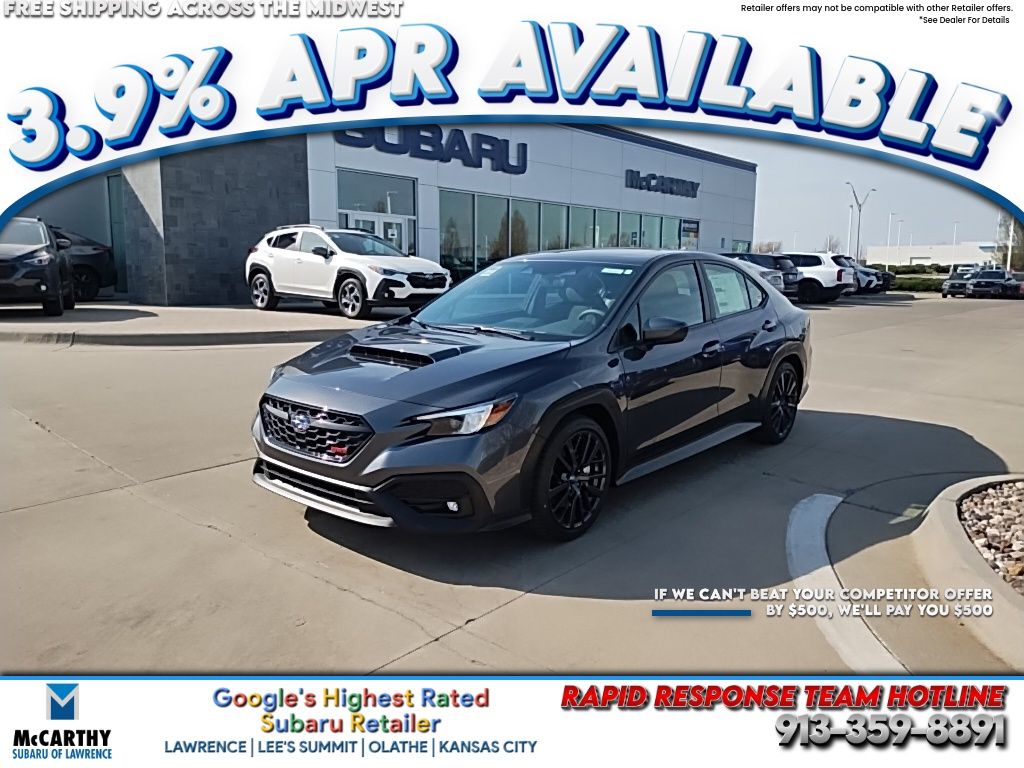 Gray 2026 Subaru WRX Premium AWD Sedan All-Wheel Drive 6-Speed Manual