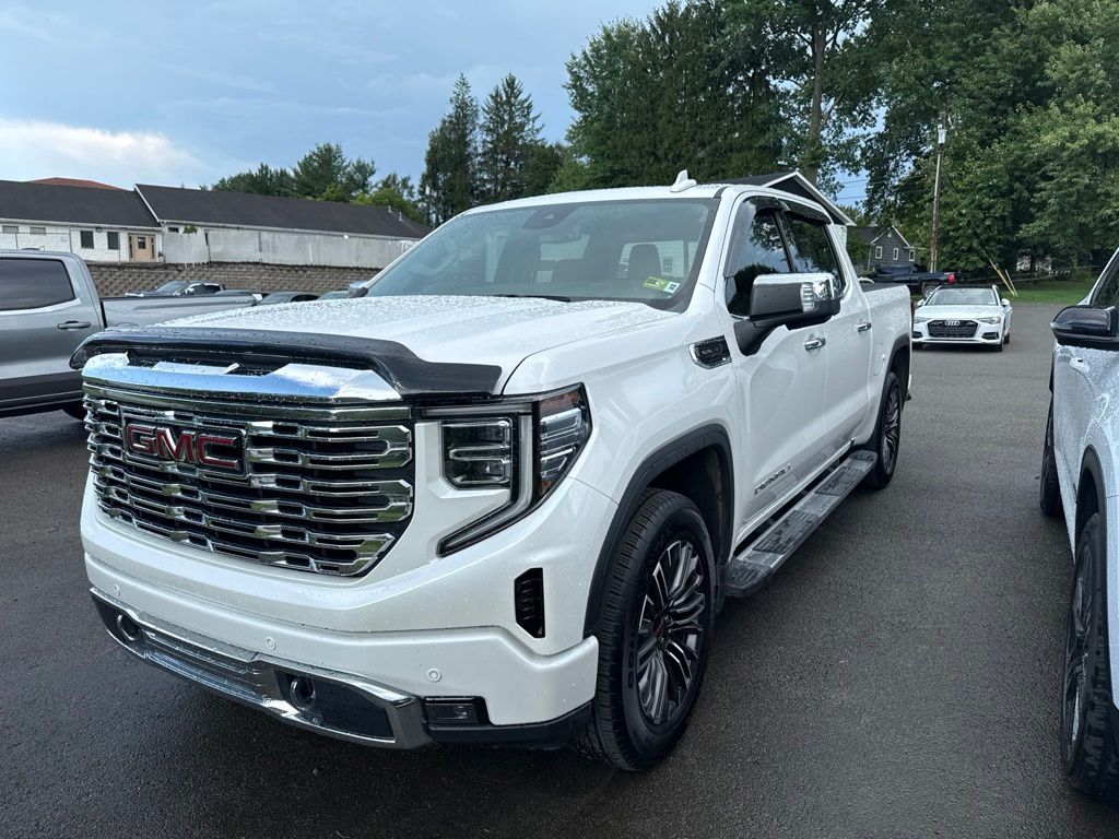 White Frost Tricoat 2022 GMC Sierra 1500 Pickup Truck Four-Wheel Drive Automatic